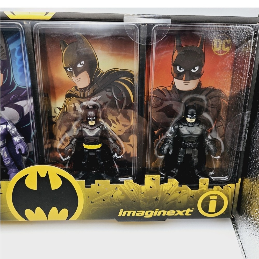 Imaginext DC Super Friends Batman 85th‎ Anniversary Multipack 4 Figure Set NEW - Picture 3 of 4
